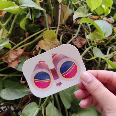 Bi-noculars sticker